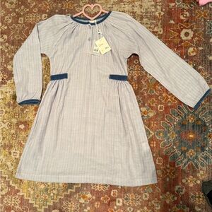 Striped Blue Kids Dress